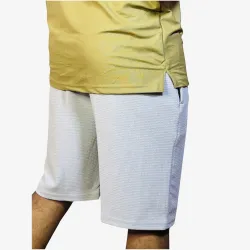 Men's Olive Textured Casual Shorts | Comfort Fit Everyday Wear